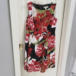 EUC Coldwater Creek Size Petite 12 Linen Blend Sleeveless Dress P12